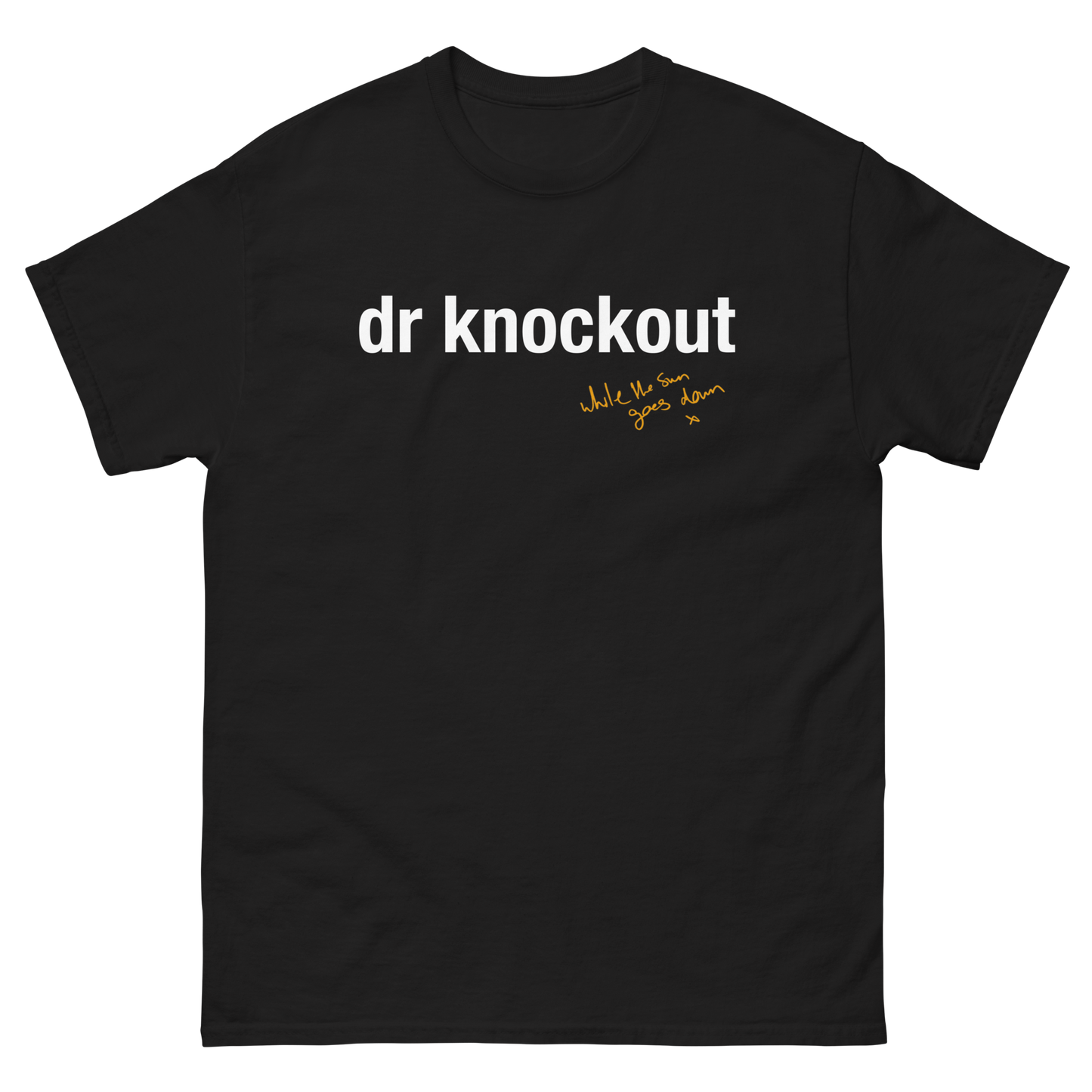 'dr. knockout' (black t-shirt)